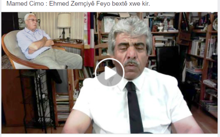 Mamed Cimo : Ehmed Zemiy Feyo bext xwe kir.
